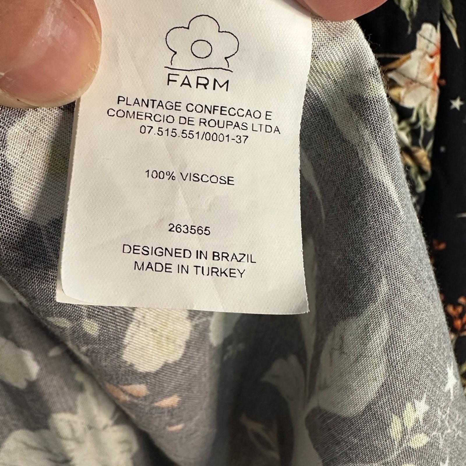 Farm Rio Kimono Grey Yellow Floral Stars Celestial Ethereal Wide Sleeves Boho OS