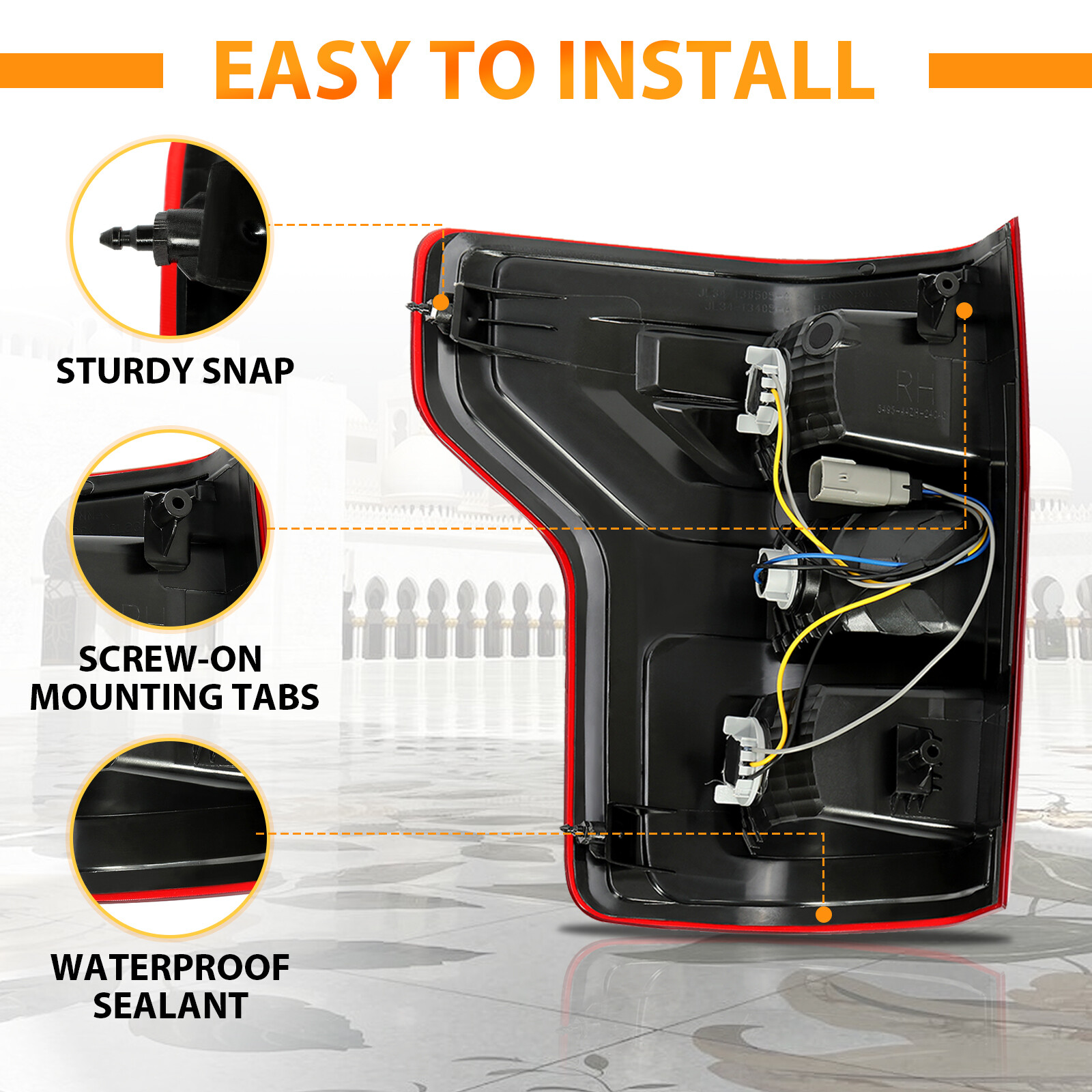 For 2018-2020 Ford F150 F-150 Rear Tail Lamp Light RH Side Replace JL3Z-13404-H