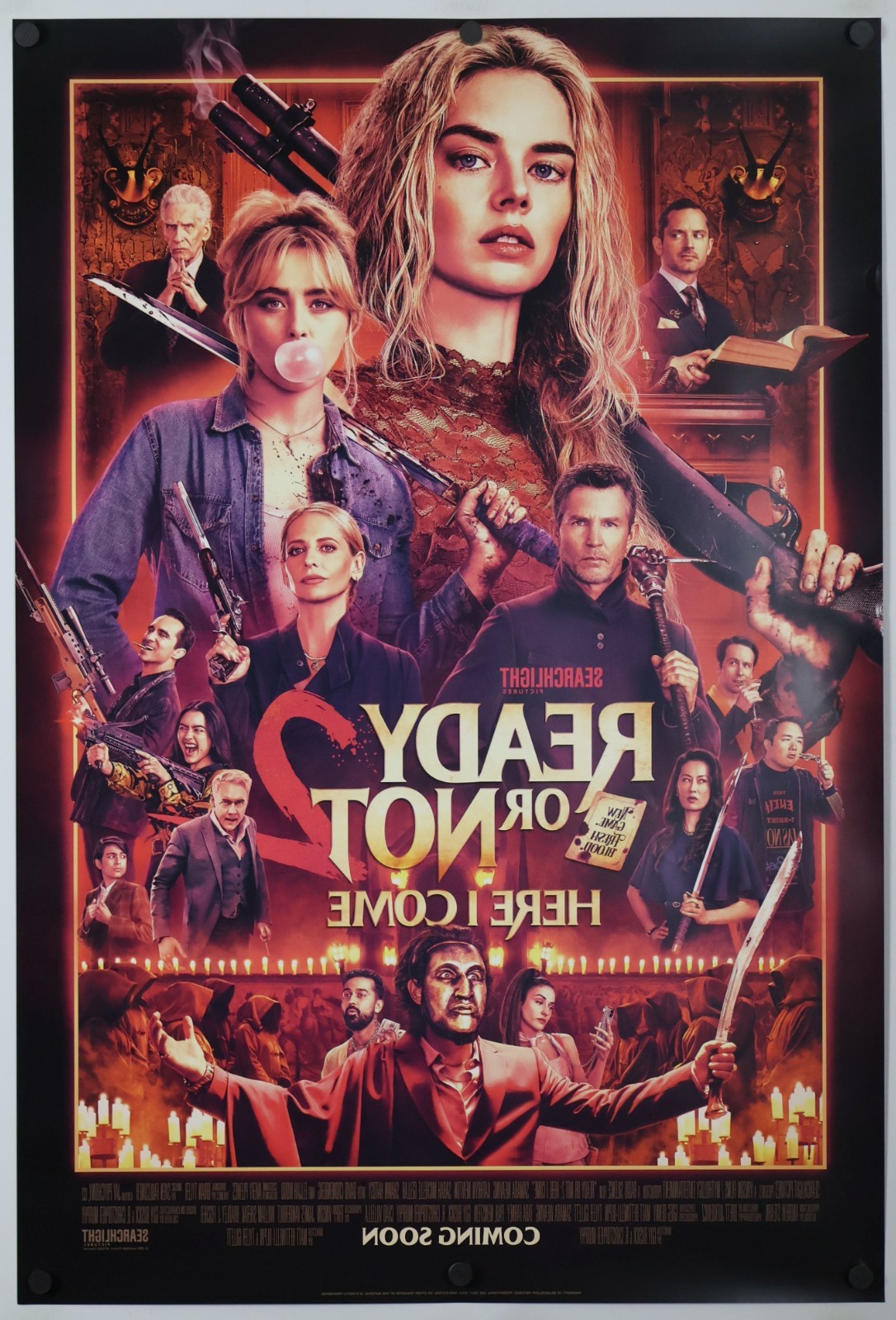 Ready or Not 2 Here I Come original DS movie poster D/S 27x40 2026 Weaving INTL