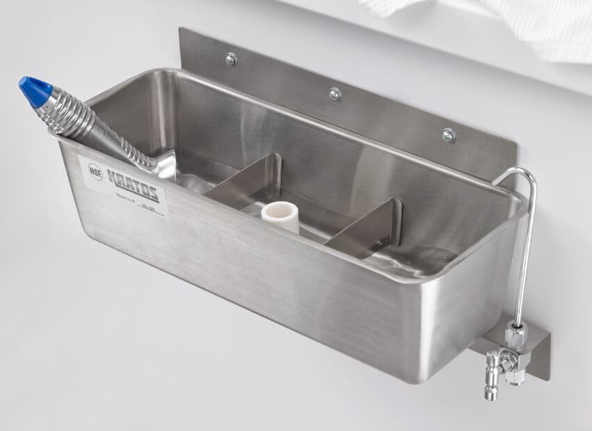 Kratos 32L-025 15" Ice Cream Dipper Well & Faucet Set