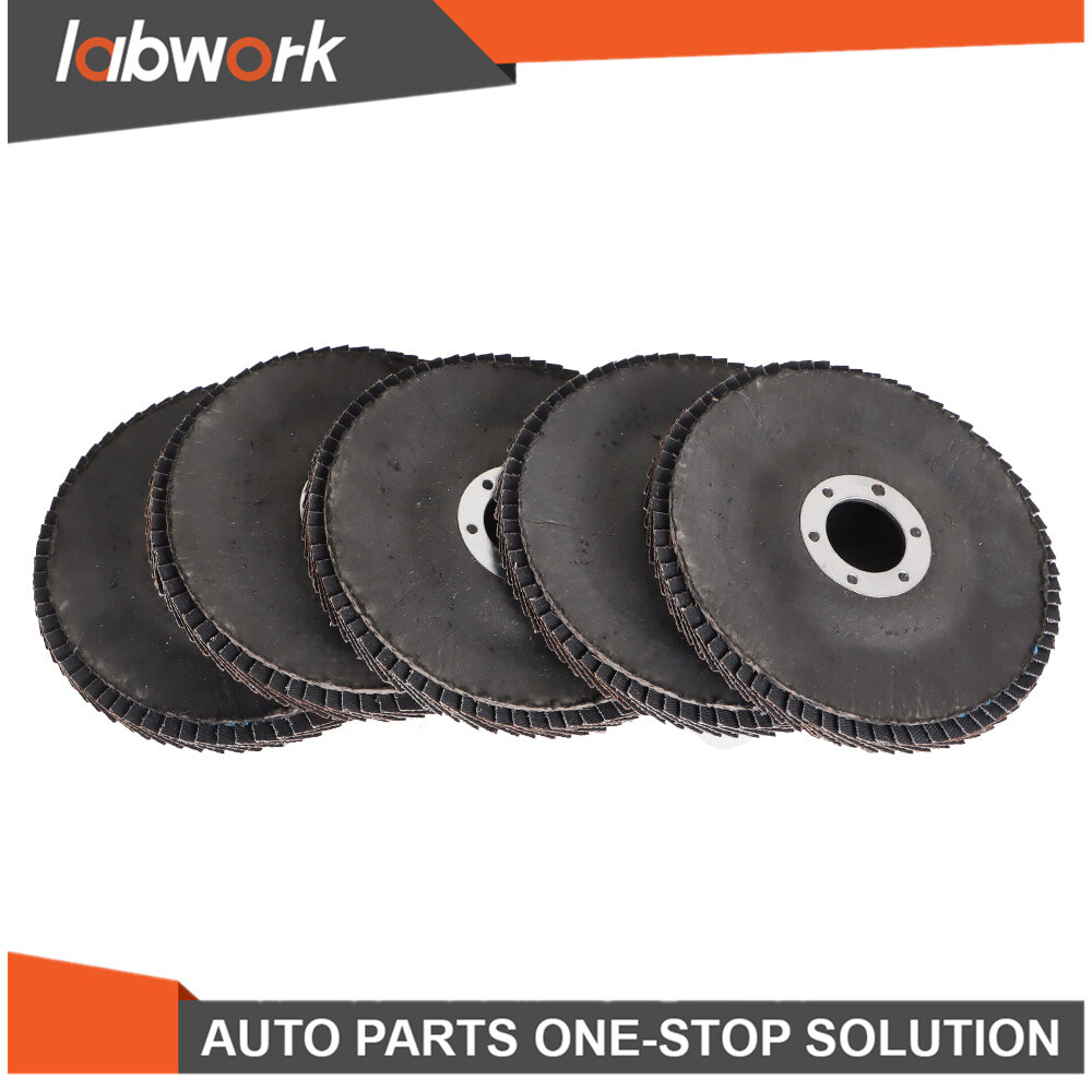 Labwork Premium Zirconia Flap Disc Sanding Grinding 100Pcs 4-1/2" X 7/8" 40 Grit