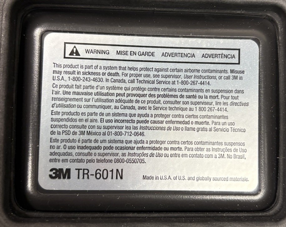 3M Versaflo - TR-600; PAPR Blower/Motor, With High Durability Belt TR-626