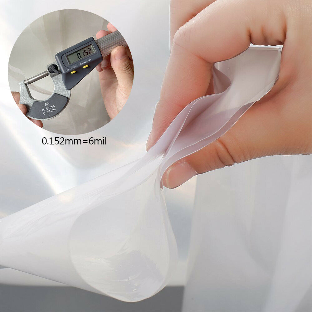 Greenhouse Plastic 6 mil Clear 5 Year Poly Film 13-30ft Width x Various Length