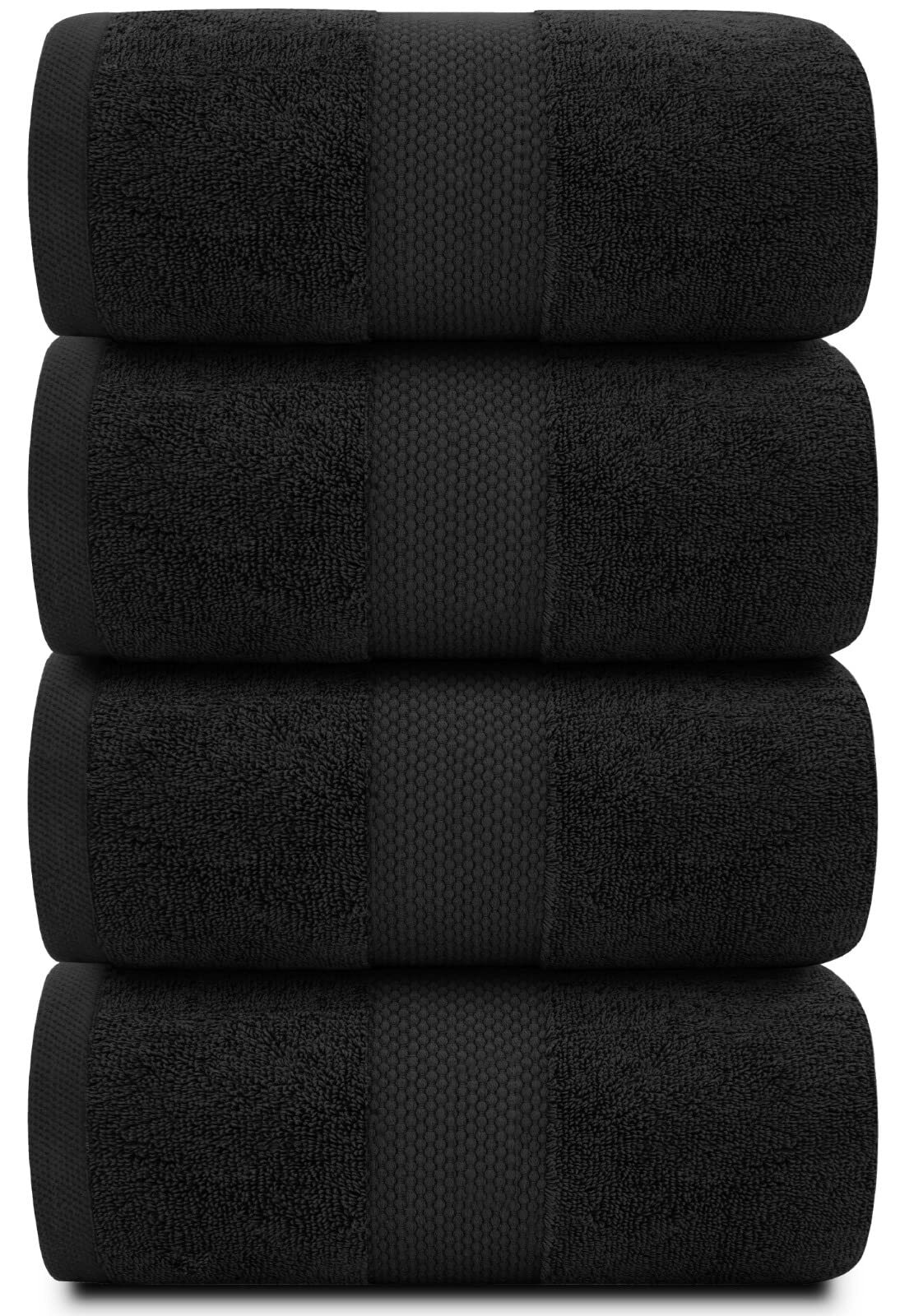 Bath Towels - 700 GSM, Luxury Cotton Hotel Towel 27x54 4/PK Super Absorbent