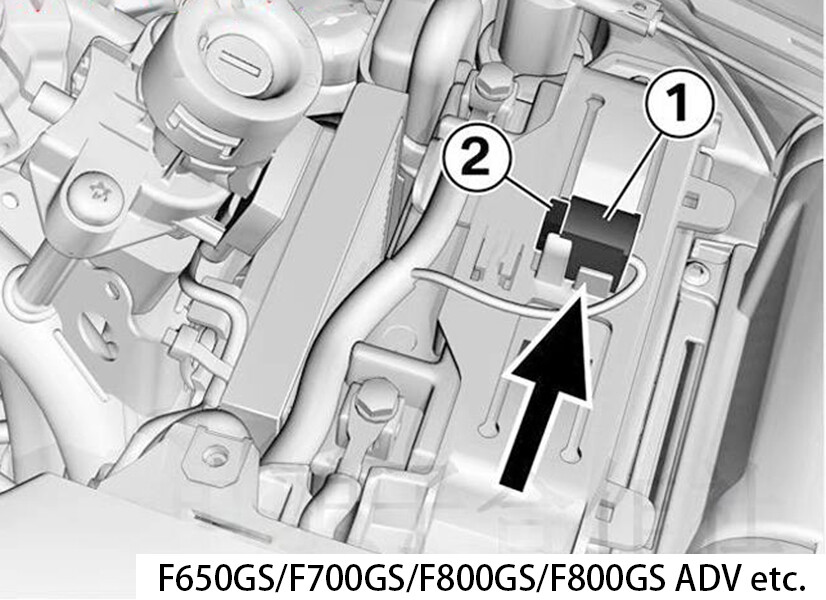 For BMW Motorrad Motorcycle Gps Repair Connector 83300413585/611656 12V 3 Pole