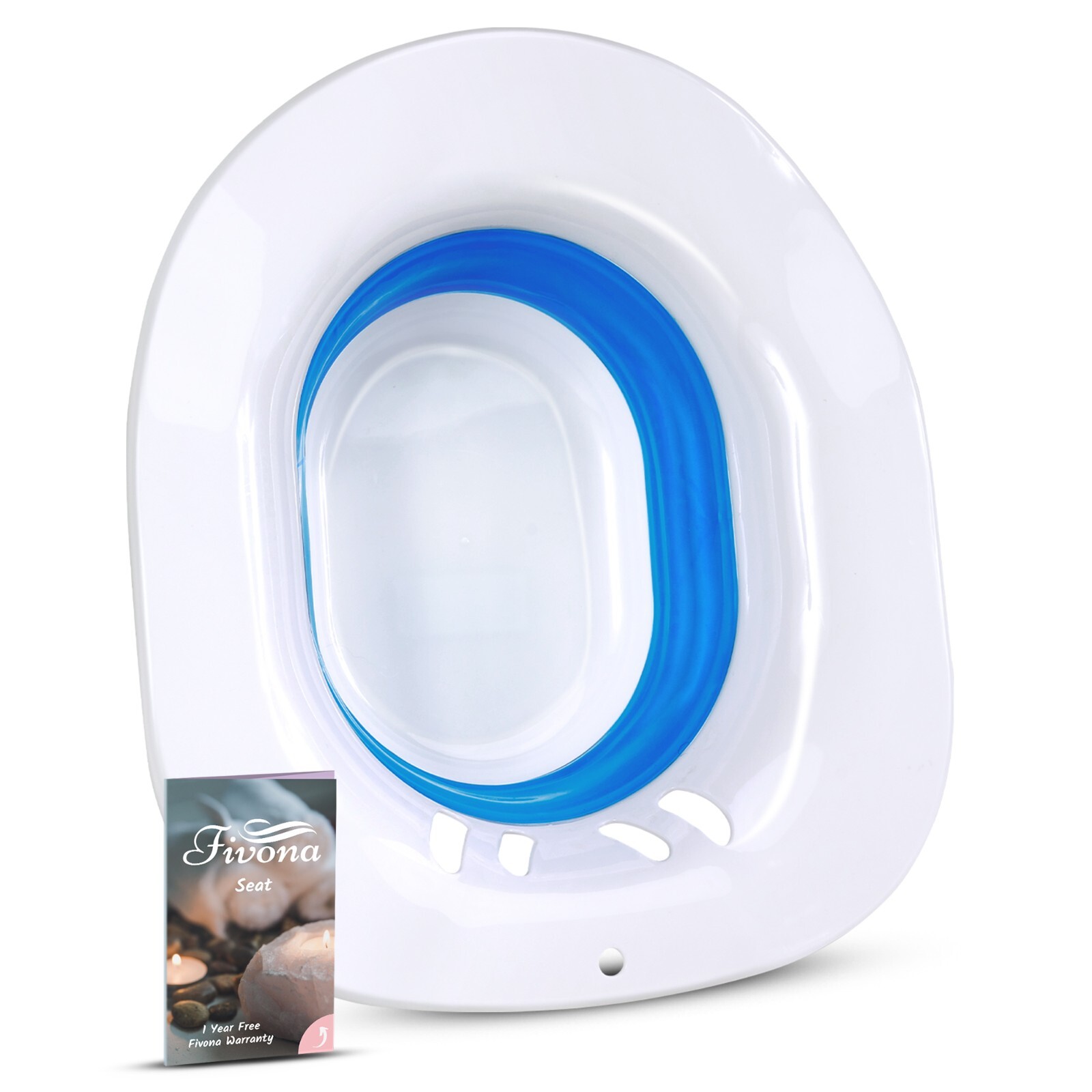 Fivona Unisex Sitz Bath Seat for Soak - Hemorrhoid, Fissure, Postpartum Care