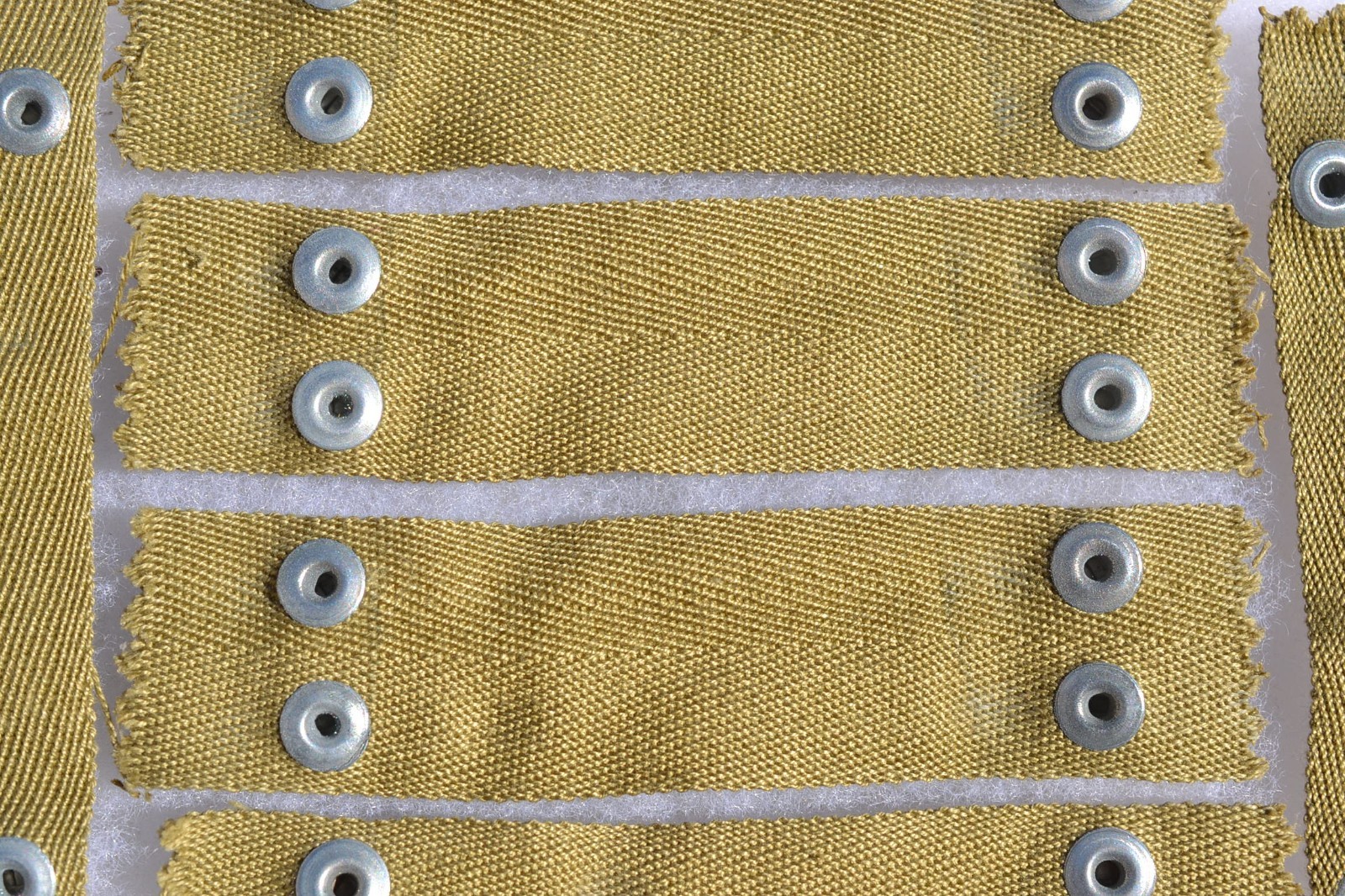 ORIGINAL WW2 US ARMY M-1 HELMET LINER NAPE STRAP S.M.C. MAKER STAMP 4.5 INCHES