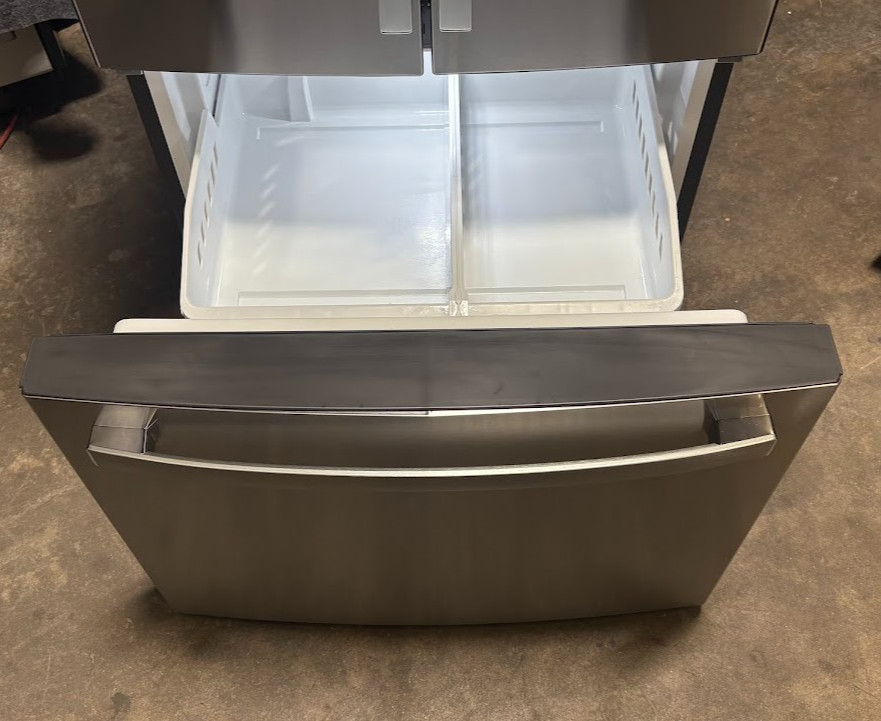 GE ENERGY STAR GFE24JYKHFFS 33" Stainless 23.6 Cu. Ft. French-Door Refrigerator