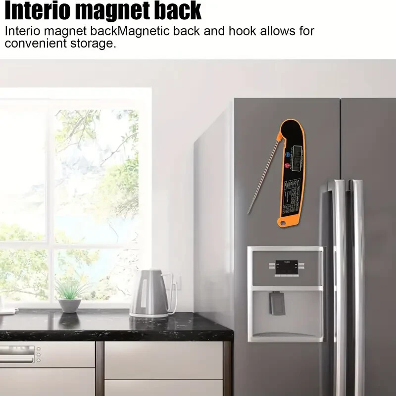 Instant Read Digital Meat Thermometer For Kitchen Food Cooking BBQ Grill Smoker