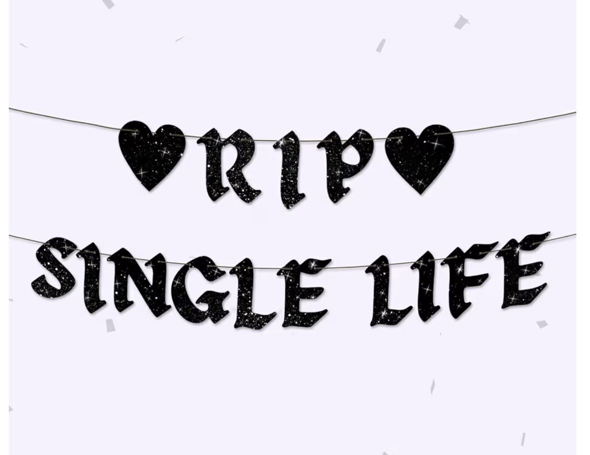 Bachelorette party supplies, Sash, Banner, Veil. Lot Of 3 Items