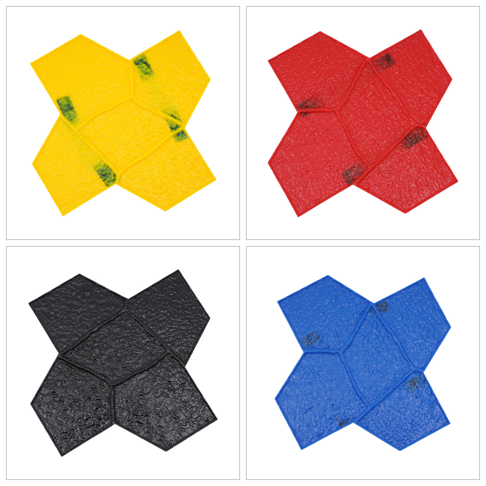 Concrete Texturing Skin Concrete Stamps Mats Set Polyurethane Concrete Stamping