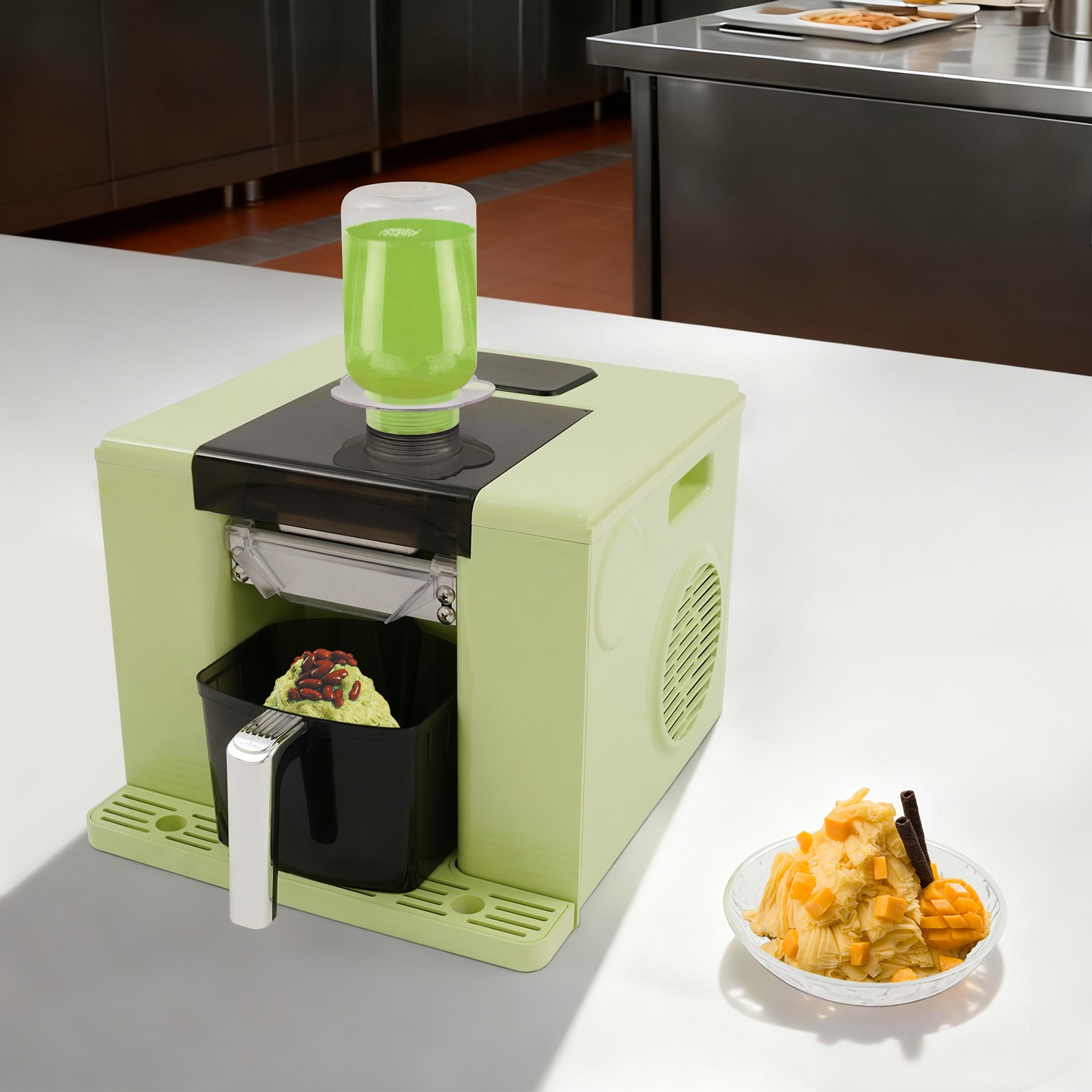 Automatic Snowflake Ice Making Machine Ice Machine Shaved Ice Making Machine