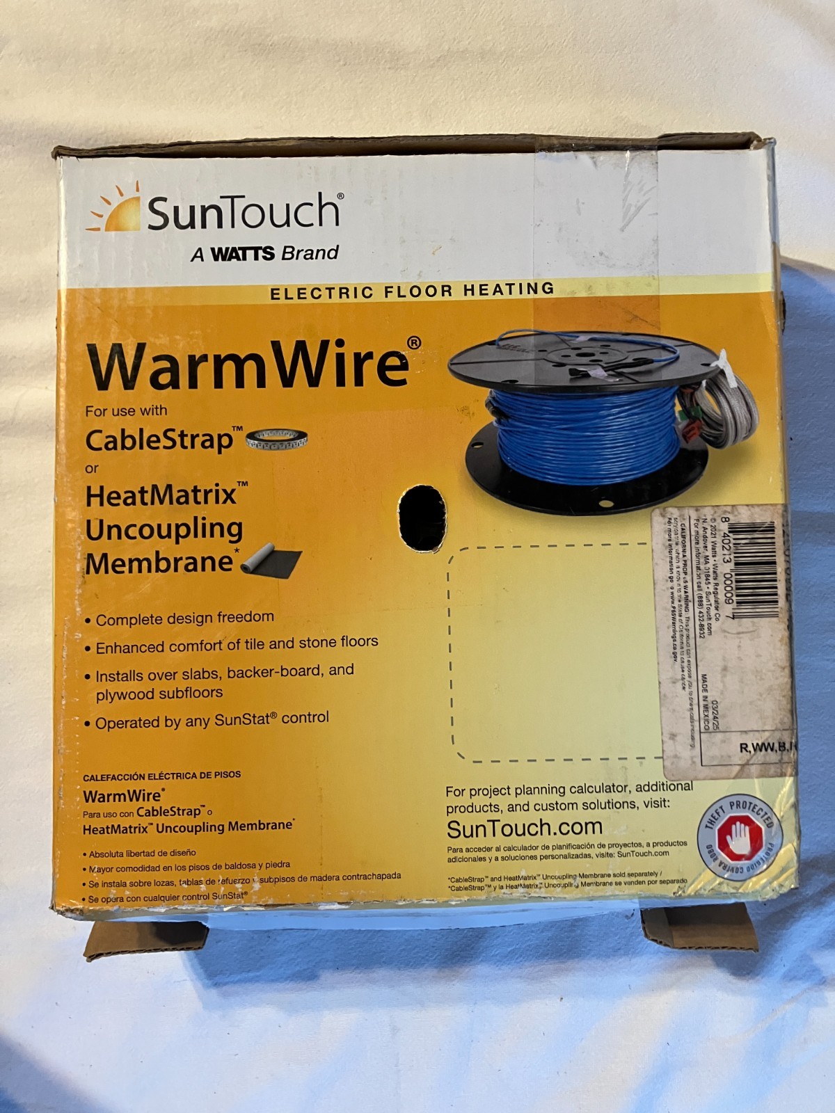 SunTouch 120070WB-RST WarmWire 14AWG, 70 sq ft, Used For HeatMatrix Membrane