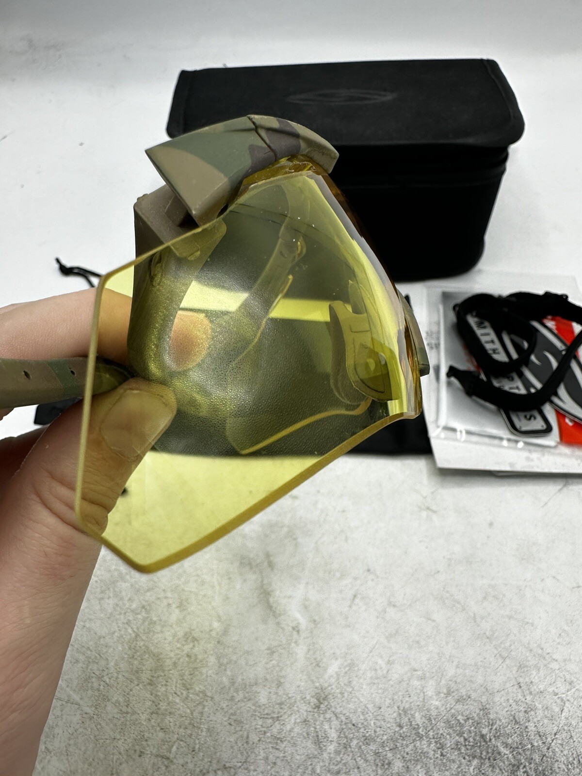 Smith Optics AEGIS Frame, Yellow Lens Shooting Glasses Multicam OCP APEC