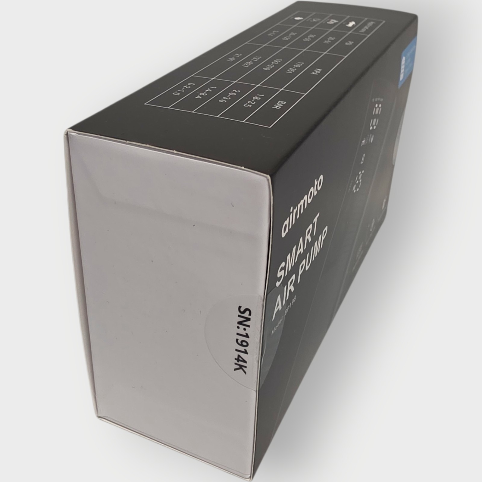 Airmoto Smart Air Pump Model BP198 rechargeable inflator balls bike car tires