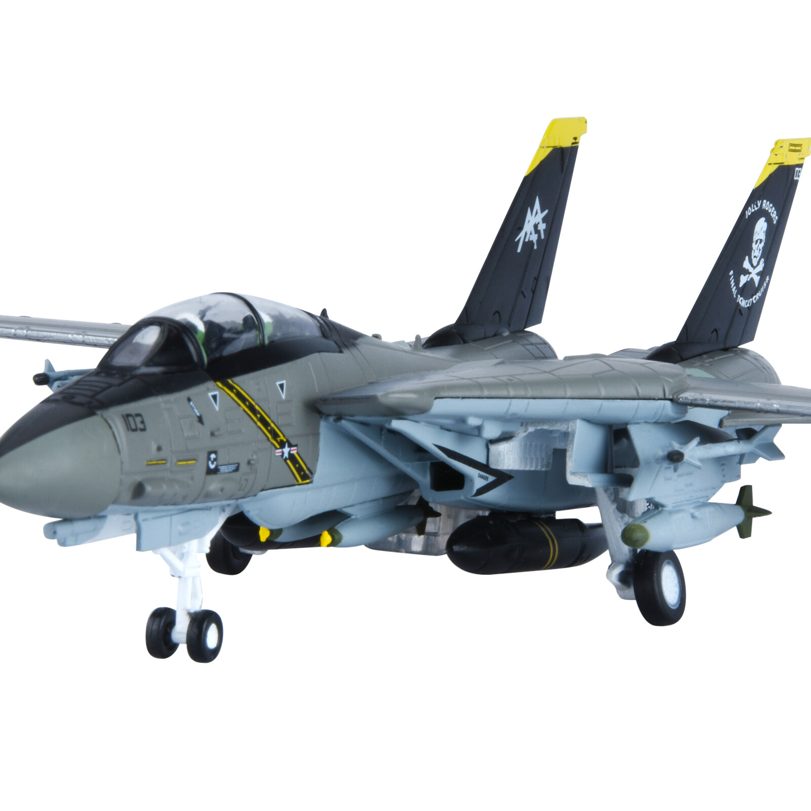 1:100 F-14 Tomcat US Fighter Jet Model Alloy Aircraft Diecast Military Ornaments