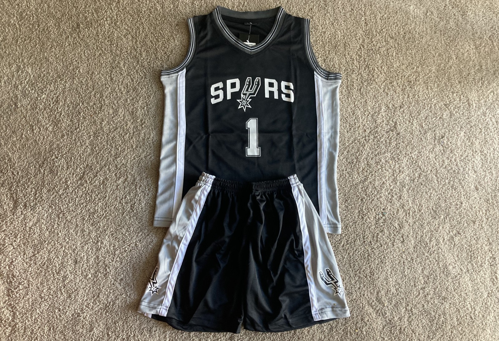 Youth Wembanyama Wemby High-Quality Jersey Shorts Spurs Basketball 2T thru 14-16