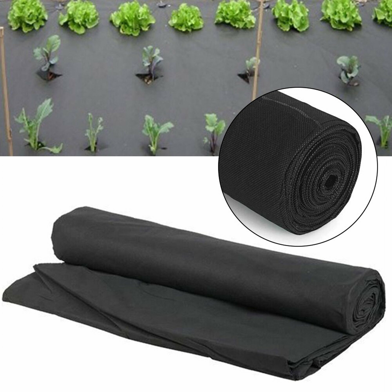 3.25' x 16' Feet Landscape Ground Cover Weed Barrier Control Fabric Plant Cover