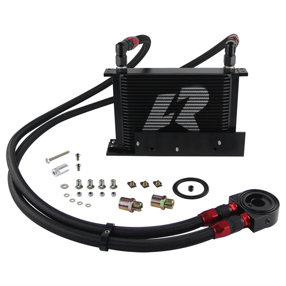 24 Row Core Oil Cooler Kit Bolt On For Nissan Z33 03-08 350Z FAIRLADY 370Z Z34