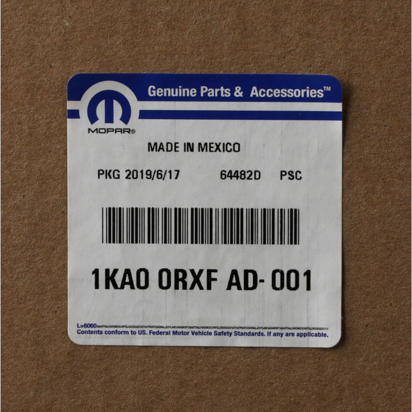 11-18 RAM 4500 5500 WHEEL OPENING FENDER FLARE MOLDING RIGHT MOPAR 1KA00RXFAD