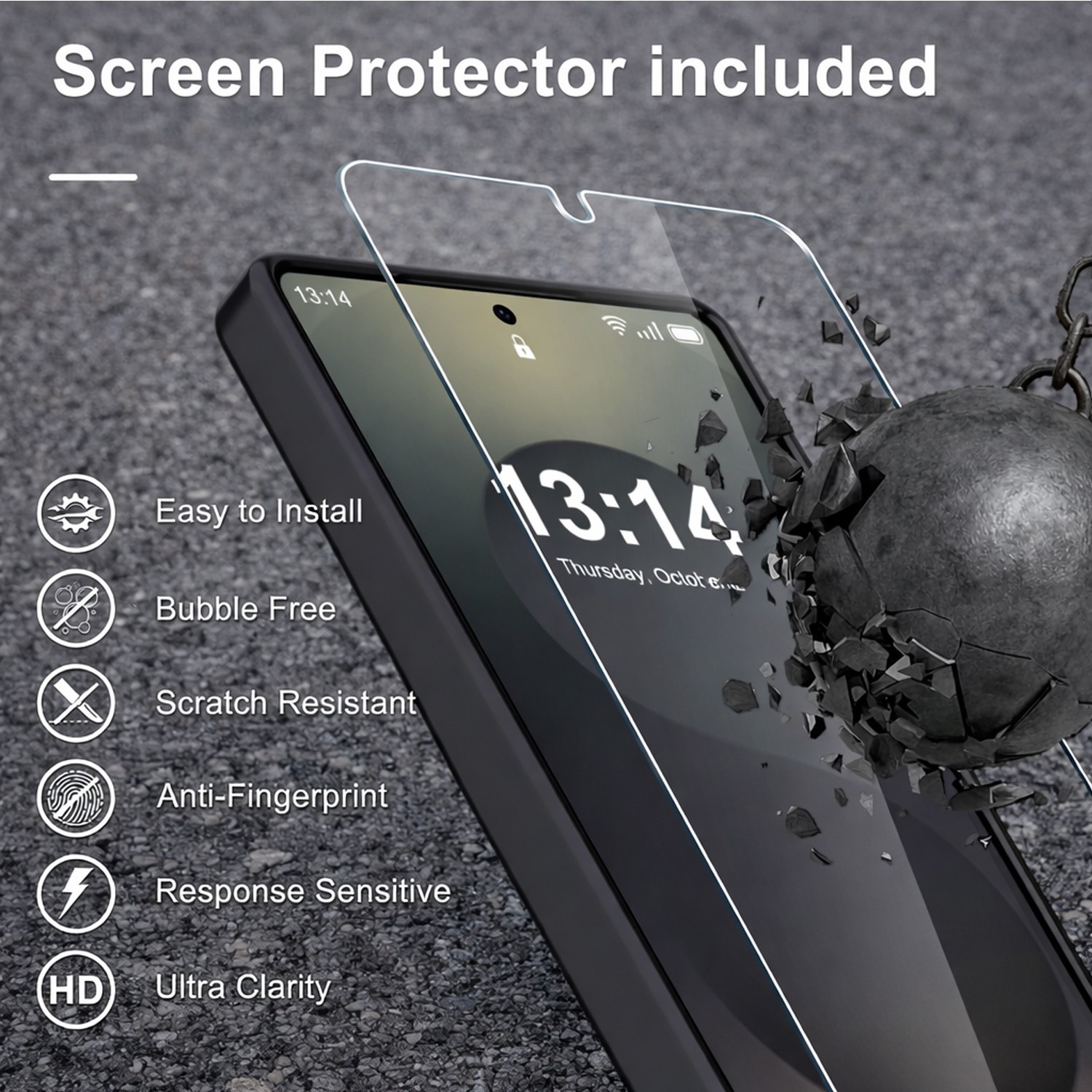 For Samsung Galaxy S26 Ultra Case S26 S25 Plus Phone Cover Mag Safe+Screen Glass