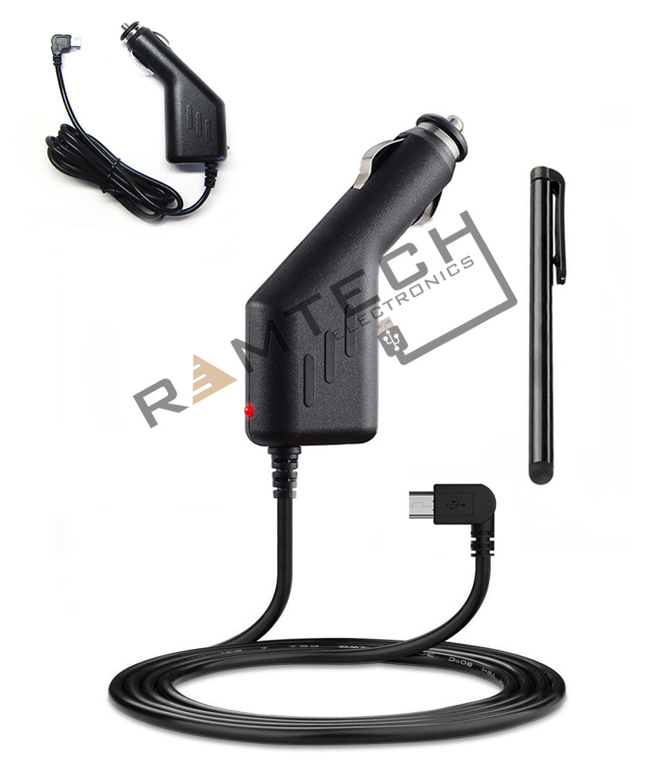 2A DC Car Vehicle Power Charger Adapter Cable for Garmin Dezl 780 LMT-S GPS
