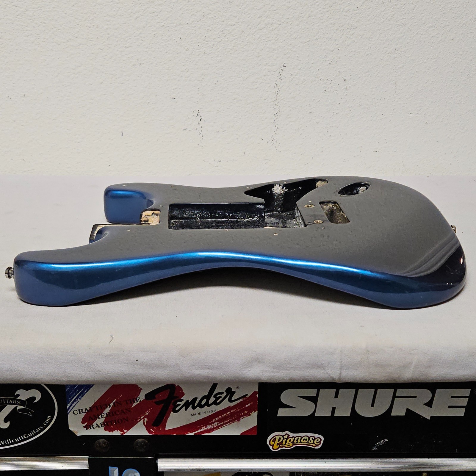 1993 Fender USA Strat Plus Body Blue Pearl Burst - American Electric Guitar 90s