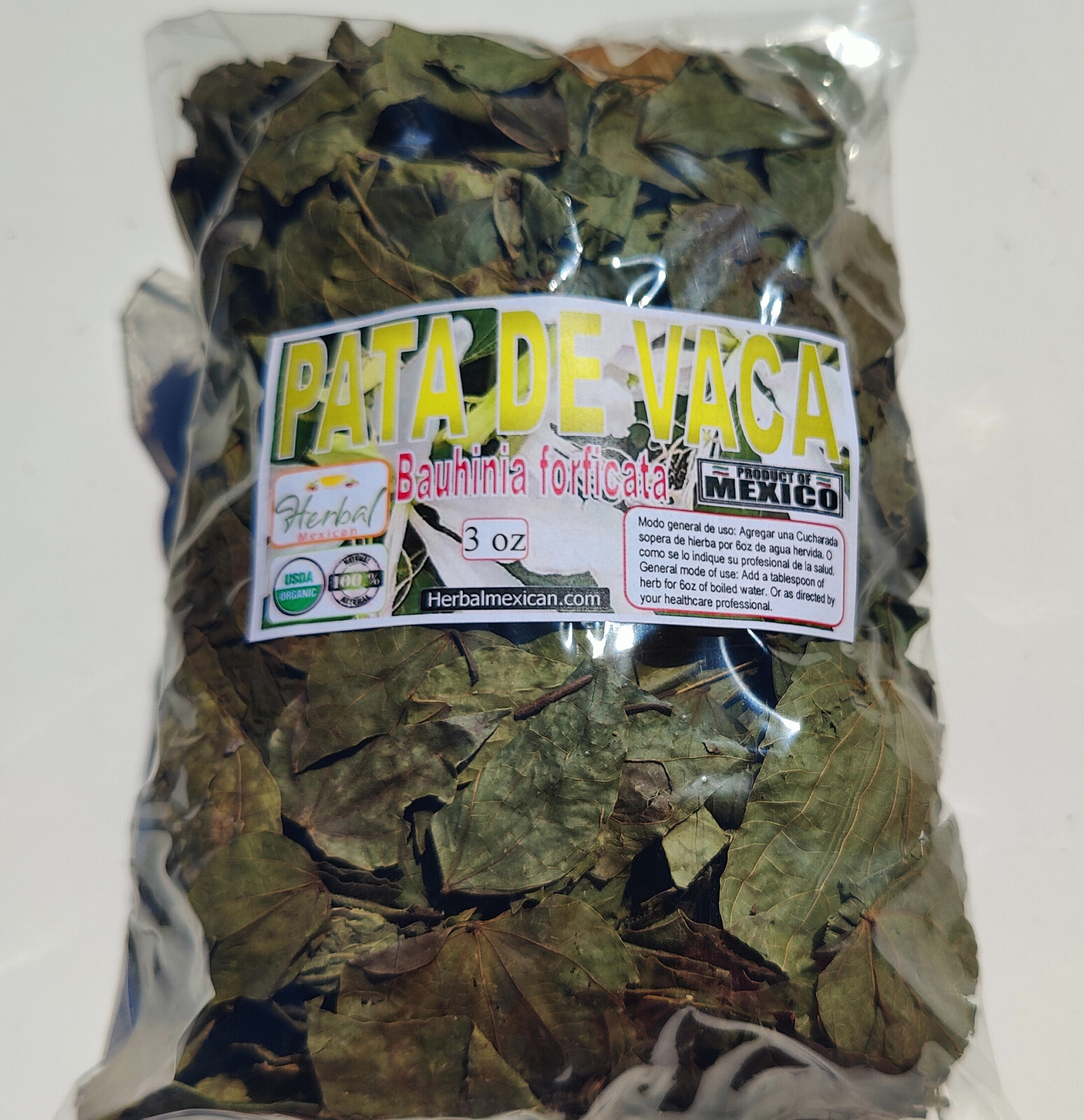 Pata de Vaca - Hojas pata de vaca - cow's foot (Bauhinia forficata)