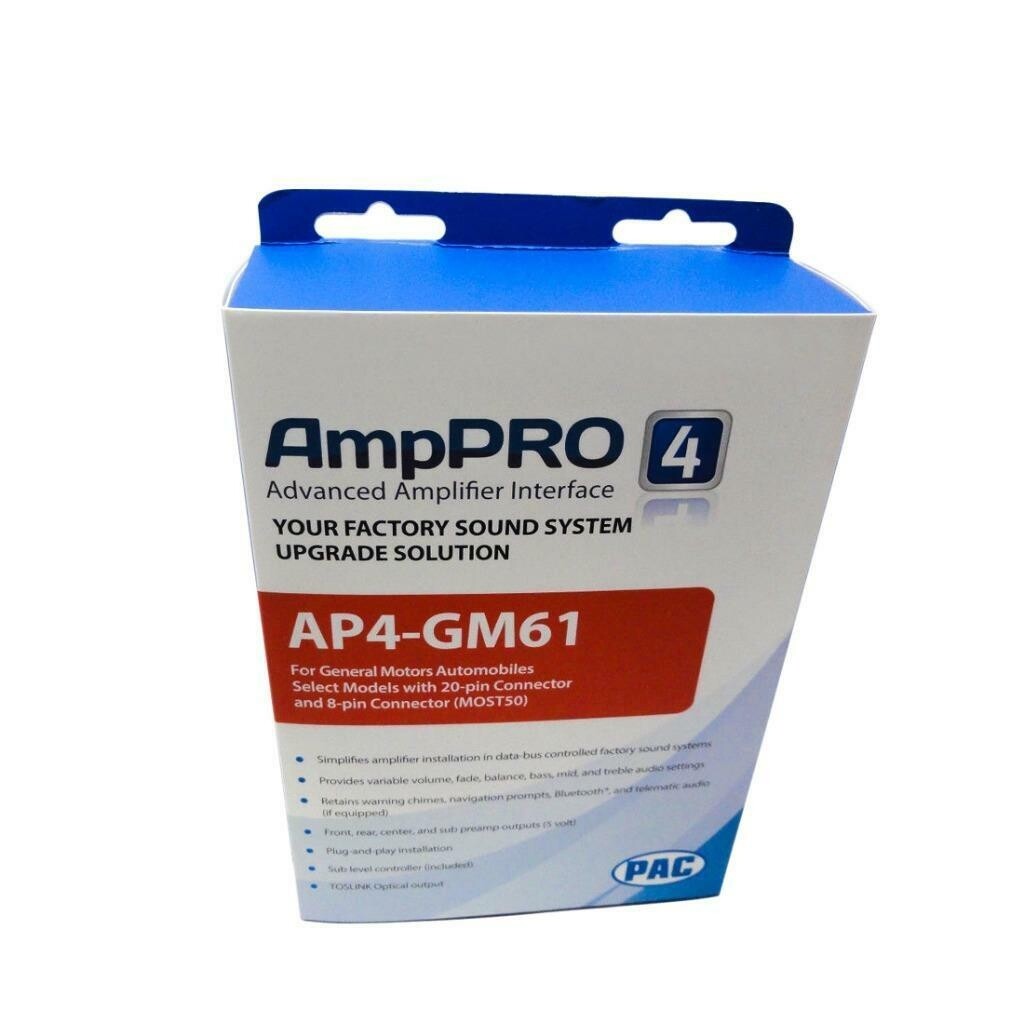 PAC AP4-GM61 AmpPRO Factory Amplifier Interface Car Audio for GM Vehicles