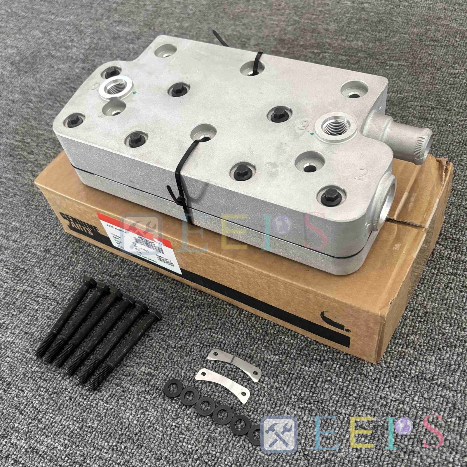 OEM Air Brake Compressor Cylinder Head Fit For Cummins / 9115150030/ 9115150070