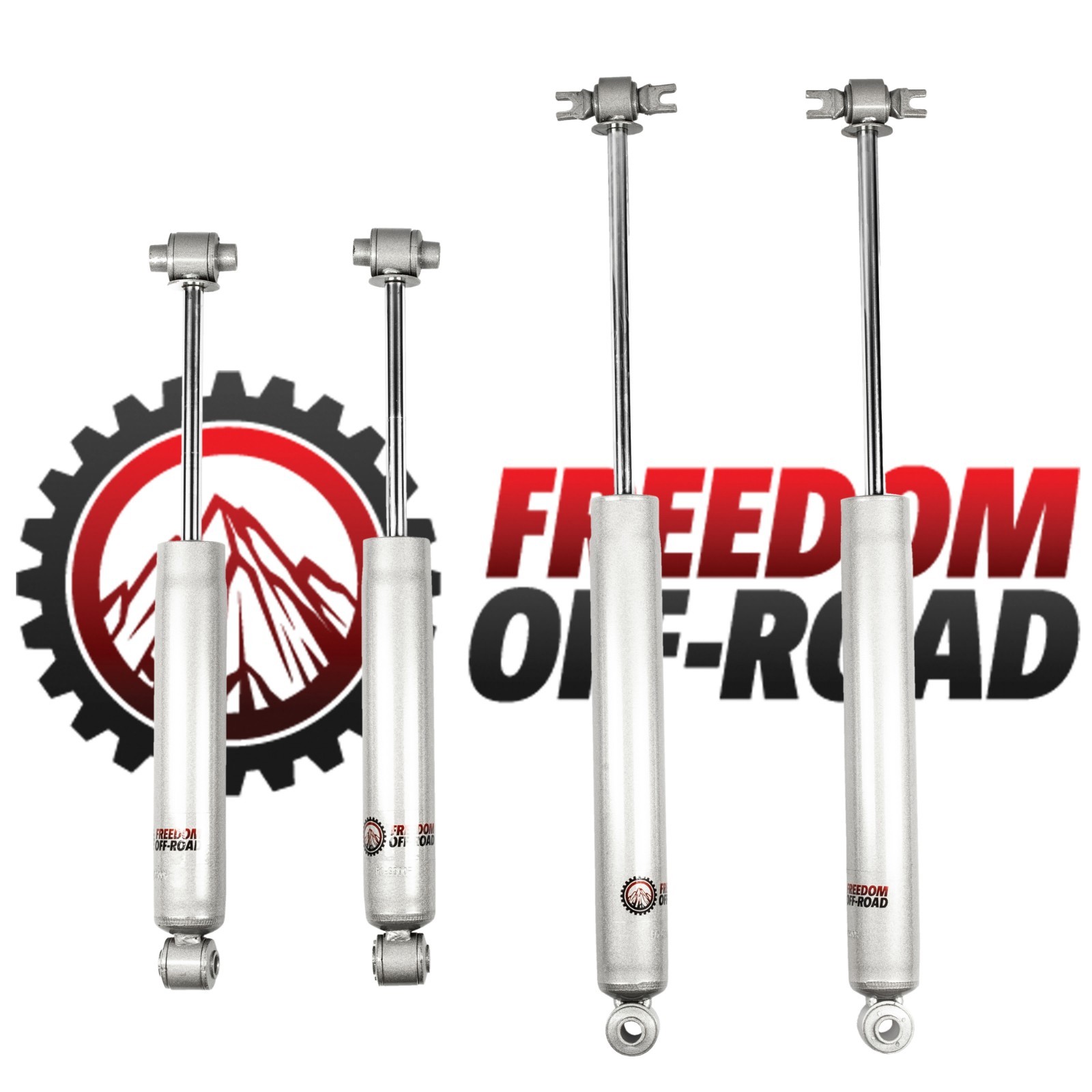 Extended Shocks For 2-4" Lift Fit 1988-1998 K1500 4x4/ TAHOE Freedom OffRoad