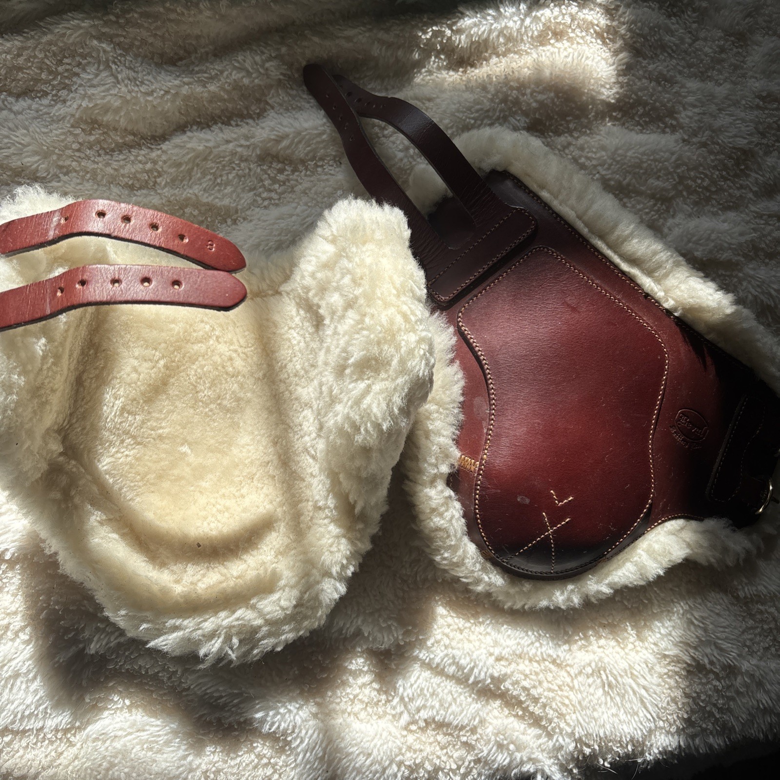 NWT Beval Ltd Sheepskin Ankle Boots Sz 3 New Jumper Warmblood equitation