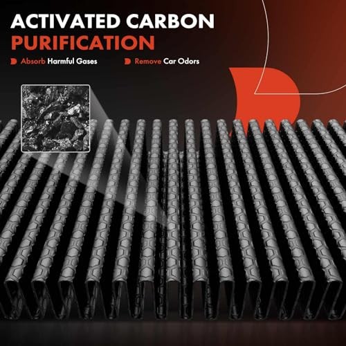 2-PC Cabin Air Filter with Activated Carbon Compatible with Nissan & Infiniti