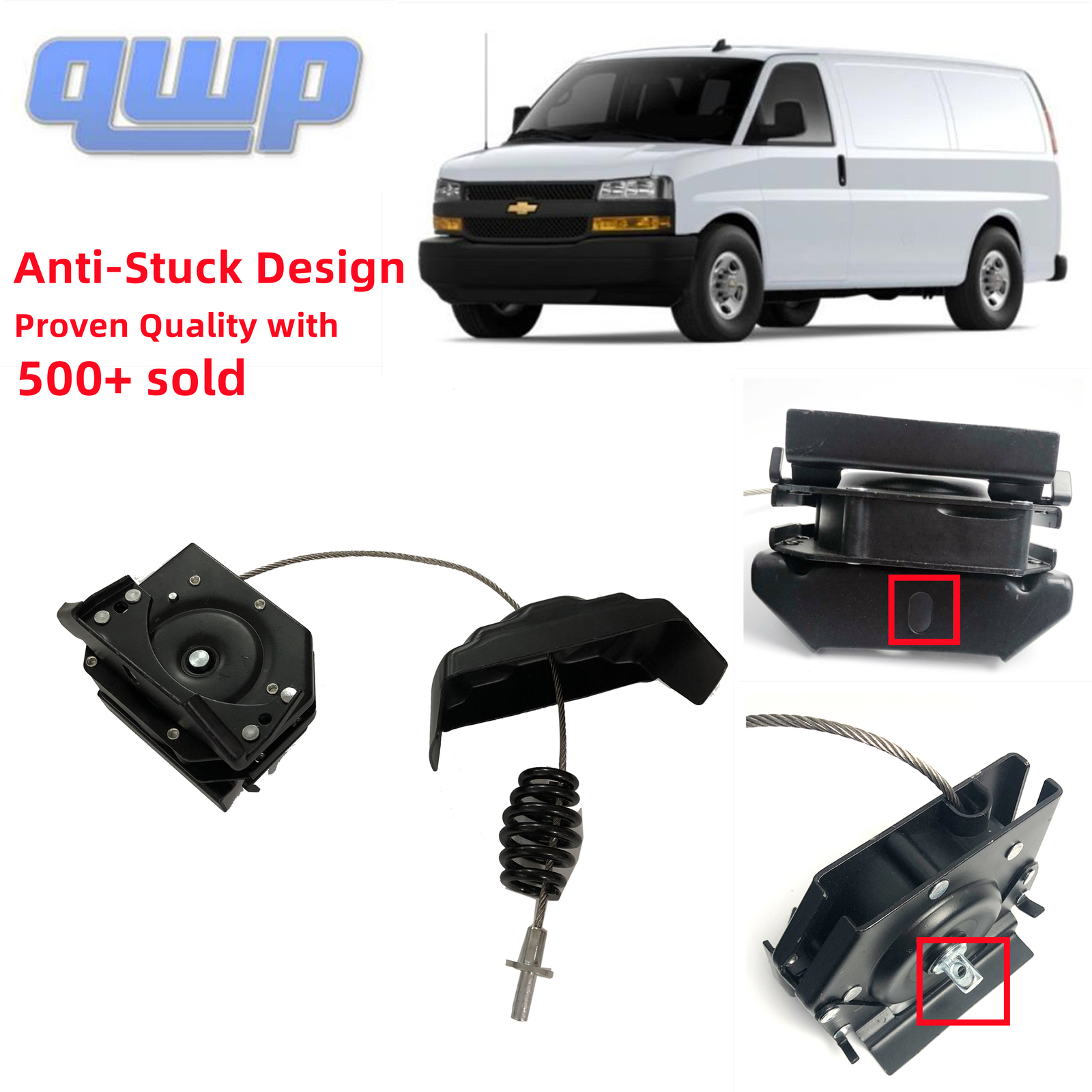 New Spare Tire Wheel Hoist Winch Carrier Assembly fits Chevy Express GMC Savana