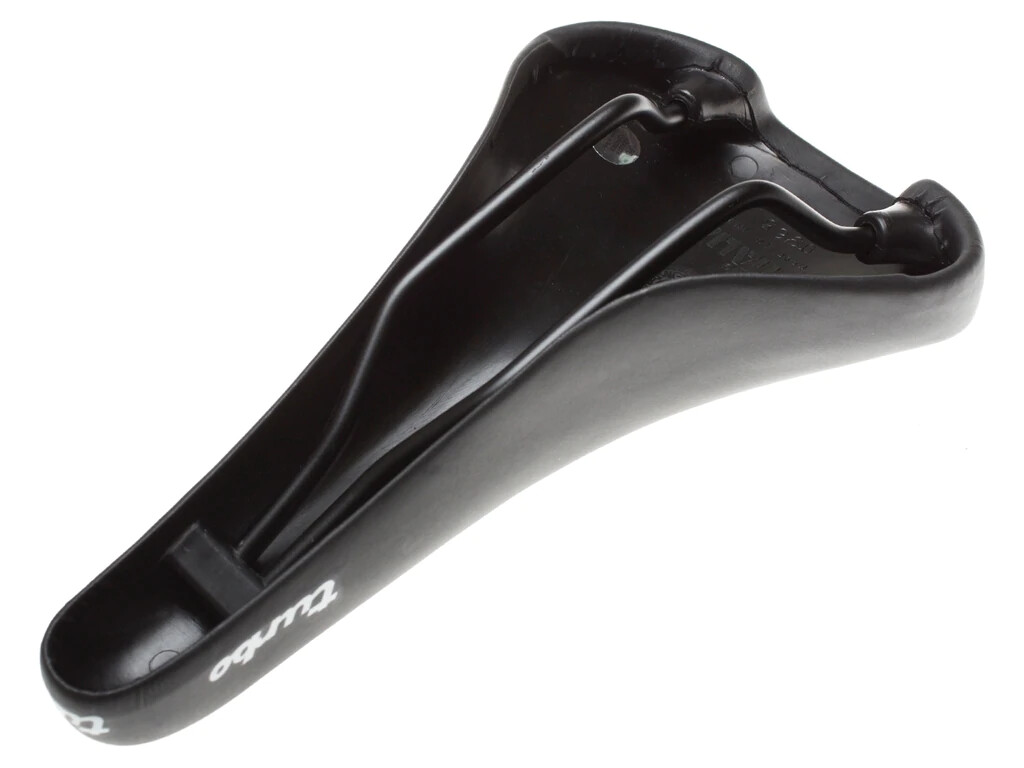 NEW SELLE ITALIA Turbo 1980 Vintage Bicycle Saddle FeC Alloy Rails: BLACK