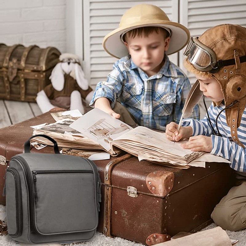 Hanging Toiletry Bag Waterproof Large - Travel Cosmetic Organizer Wet Dry