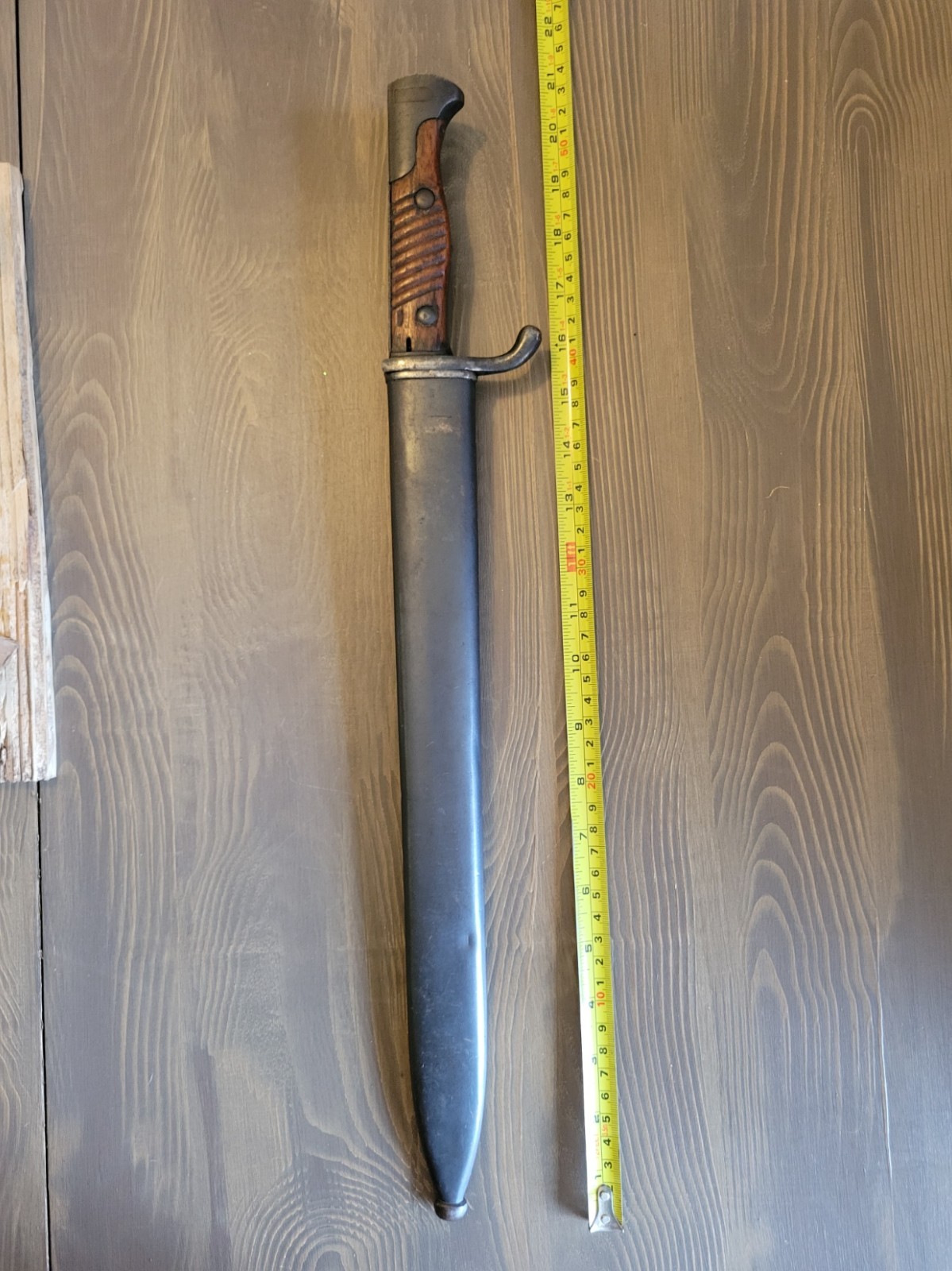 EXCELLENT! WWI German Mauser Butcher Blade Bayonet & Sheath