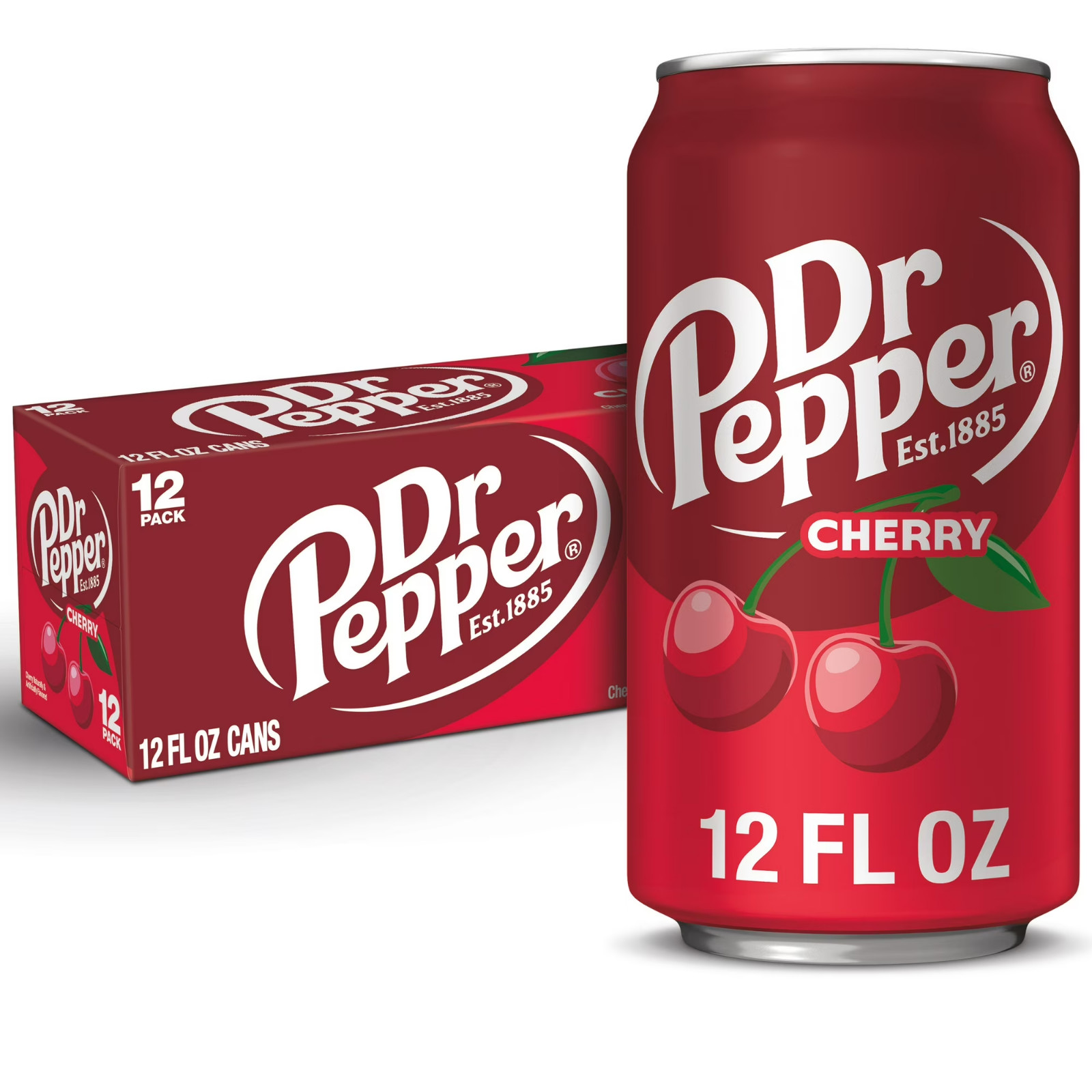 Dr Pepper Cherry Soda Pop, 12 fl oz, 12 Pack Cans FREE SHIPPING.....