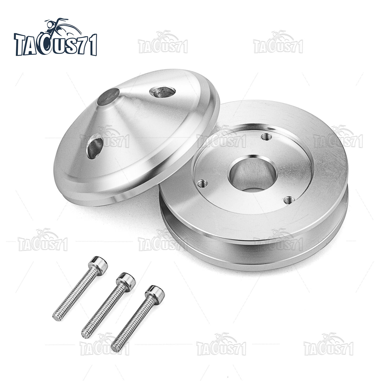 For Small Block Ford 302 351W V-Belt Pulley Kit Alternator Water Pump Crankshaft