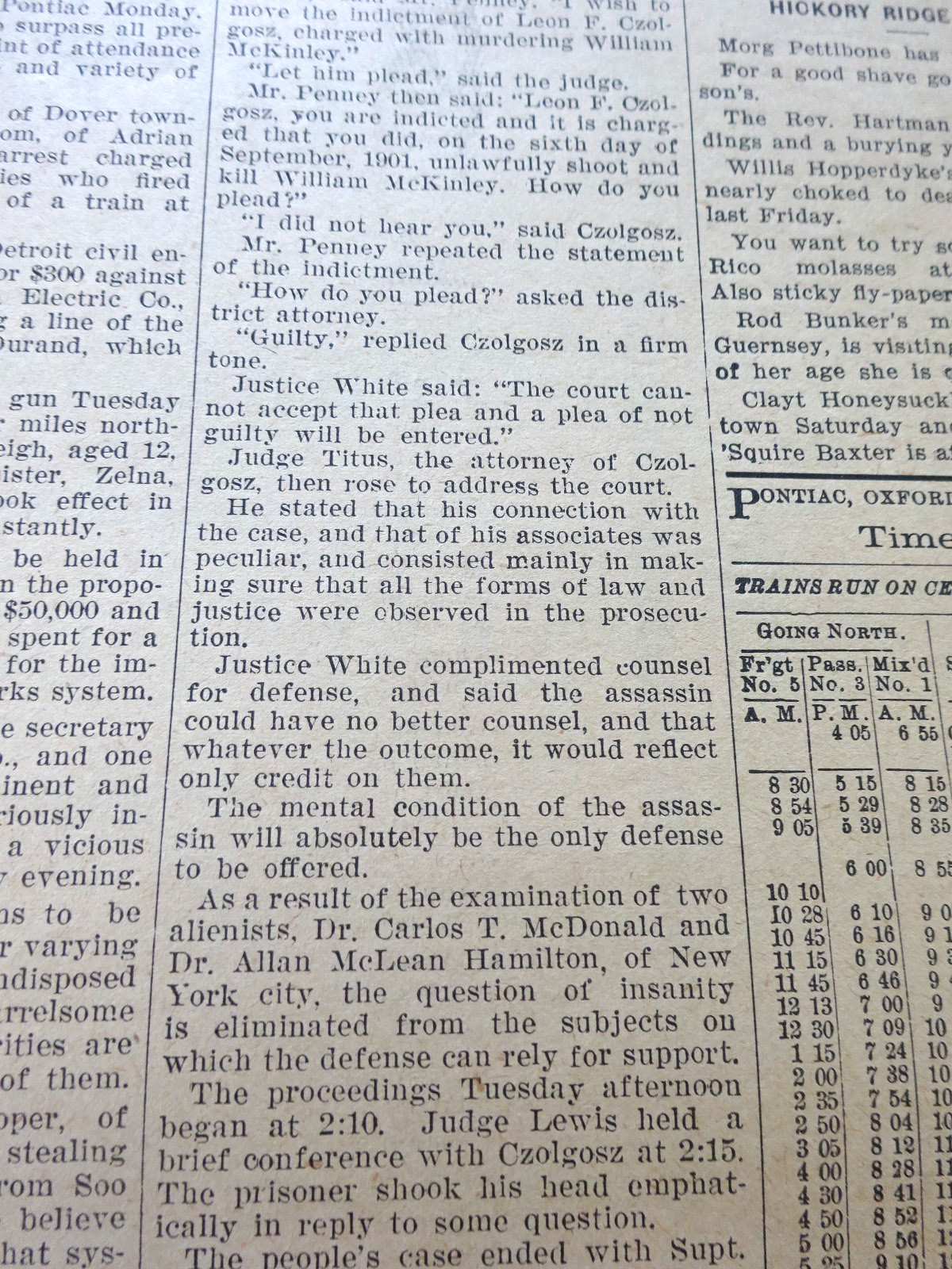 1901 Director Fred S.Stone and Black Detroit Orchestra Perform North Branch Fair