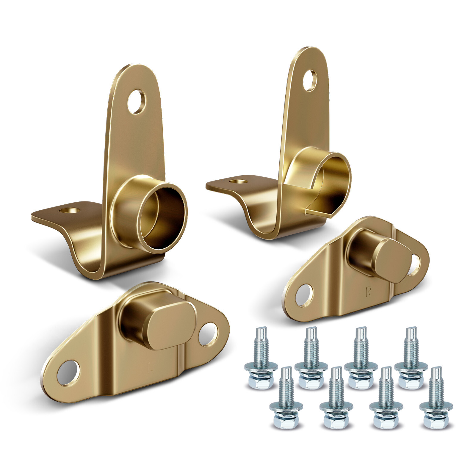 4x LH&RH Tailgate Hinge Insert Kit for Chevy Silverado GMC Sierra 1500 1999-2006