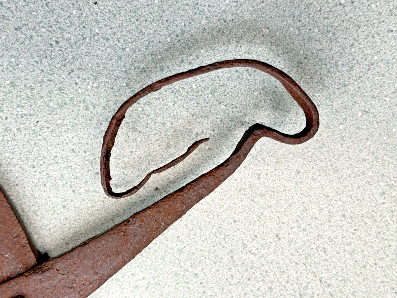 REVOLUTIONARY WAR ERA BLACKSMITH HAND-FORGED IRON SCISSORS good CONDITION RARE