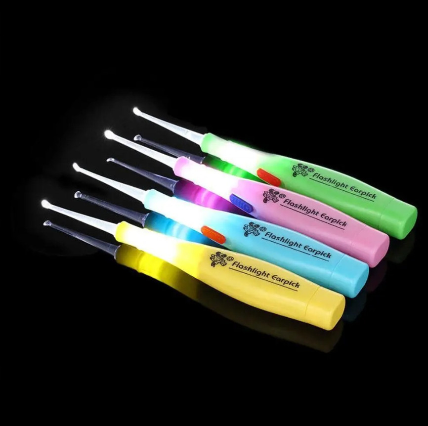 1set LED Tonsil Stone & Earwax Remover Tool with Irrigator and 3 Cleaning Tips