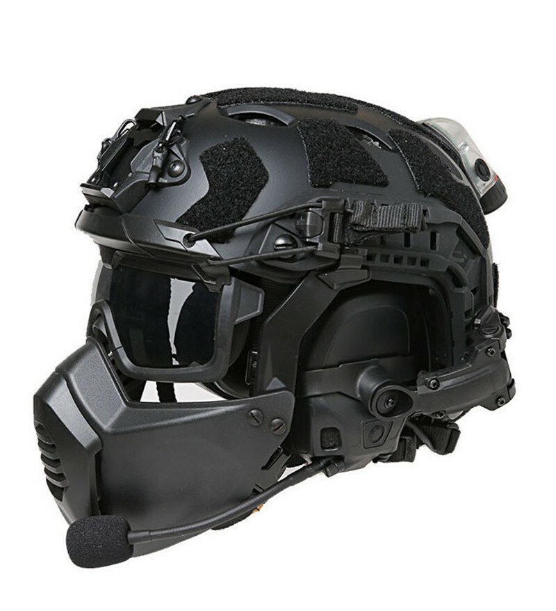 FMA FCS AMP Upgraded Dual Channel Pickup Noise Reduction Tactical Headset Set