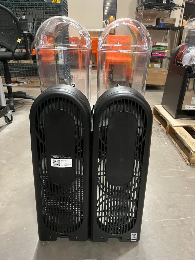 Narvon Double 5 Gallon Bowl Refrigerated Beverage Dispenser - 115V