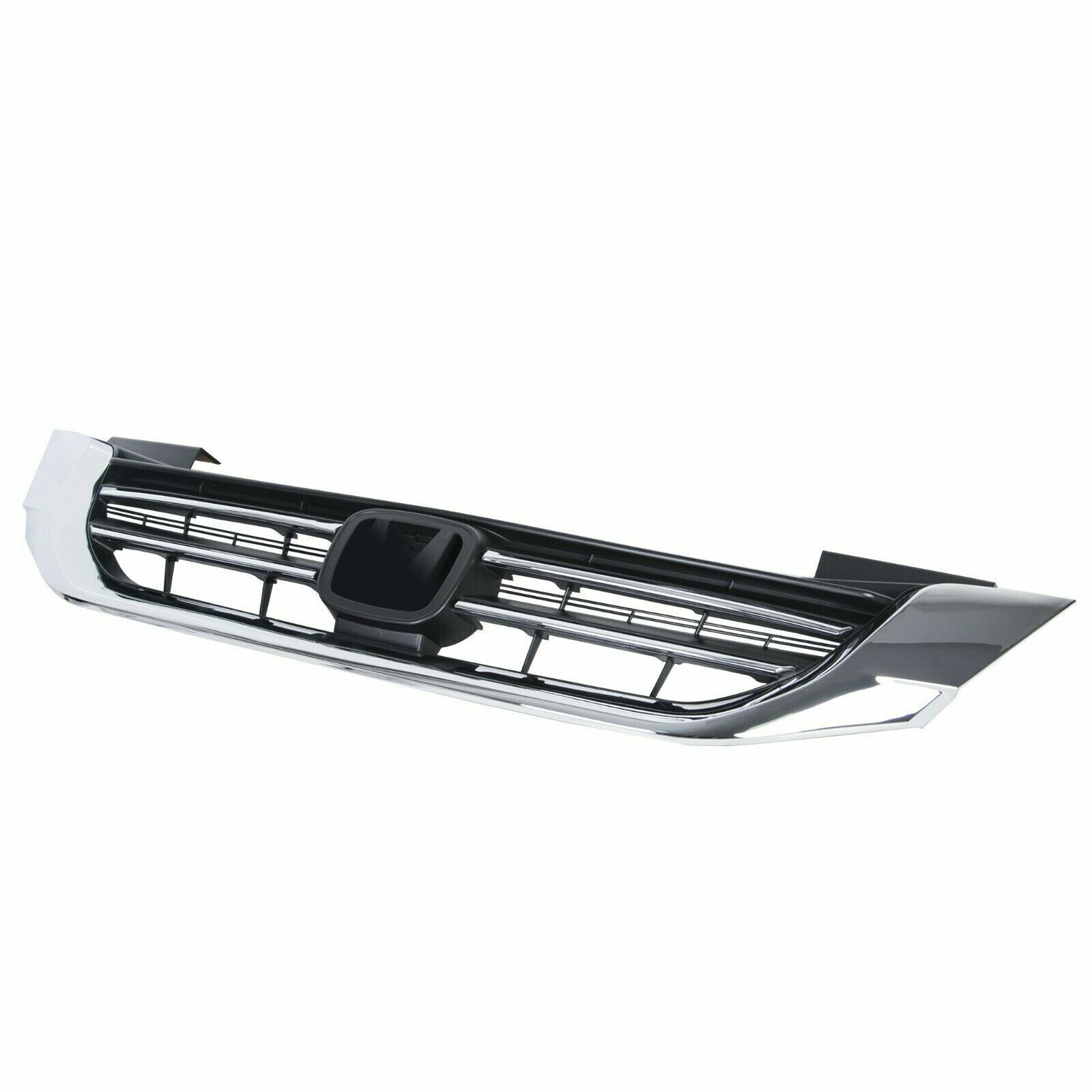 Black & Chrome Front Bumper Hood Grille for Honda Accord 4d 2013-2015 2014