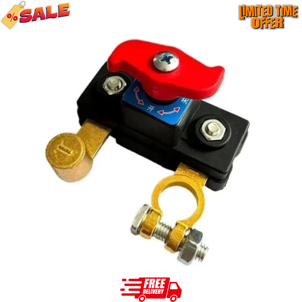 1Pcs Universal Battery Disconnect Switch 12V / 24V Cut Off Isolator for Cars RV