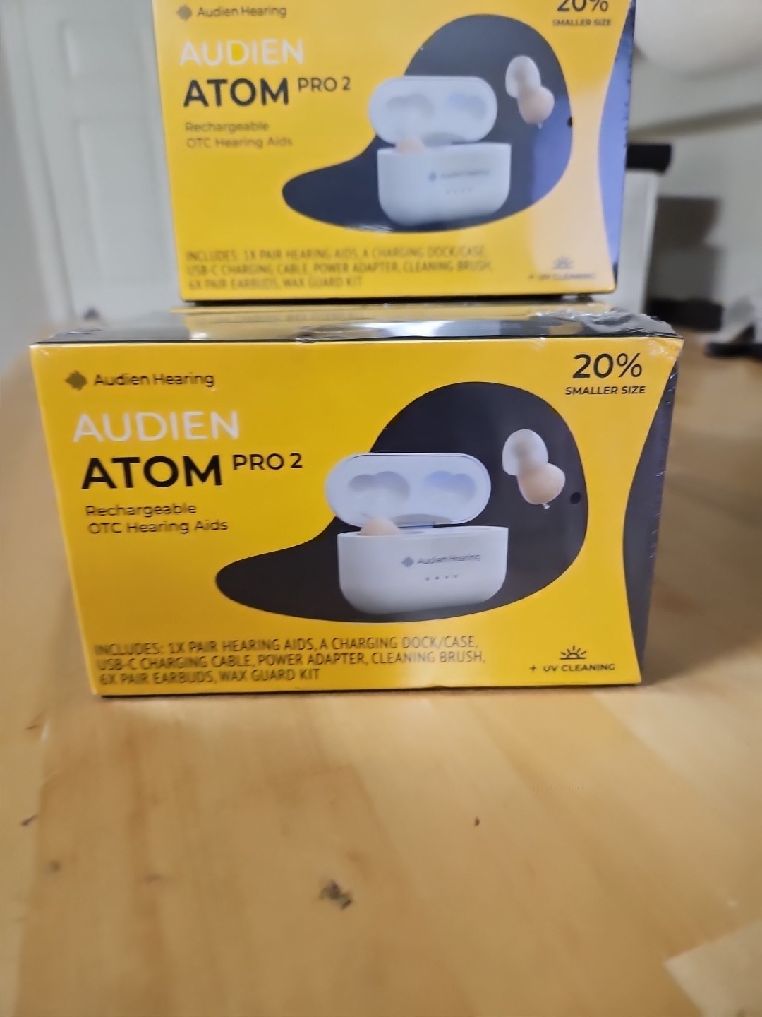Audien ATOM PRO 2 Wireless Rechargeable OTC Hearing Aids New-d3