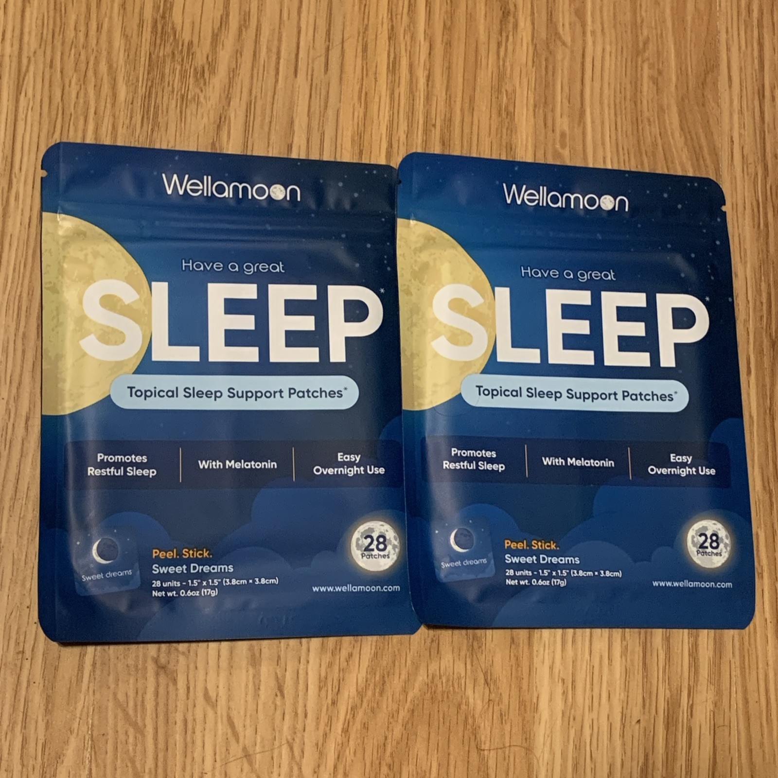Wellamoon Sleep Support Patches 28 Patches Per Pk 2 Packs a total of 56 patches