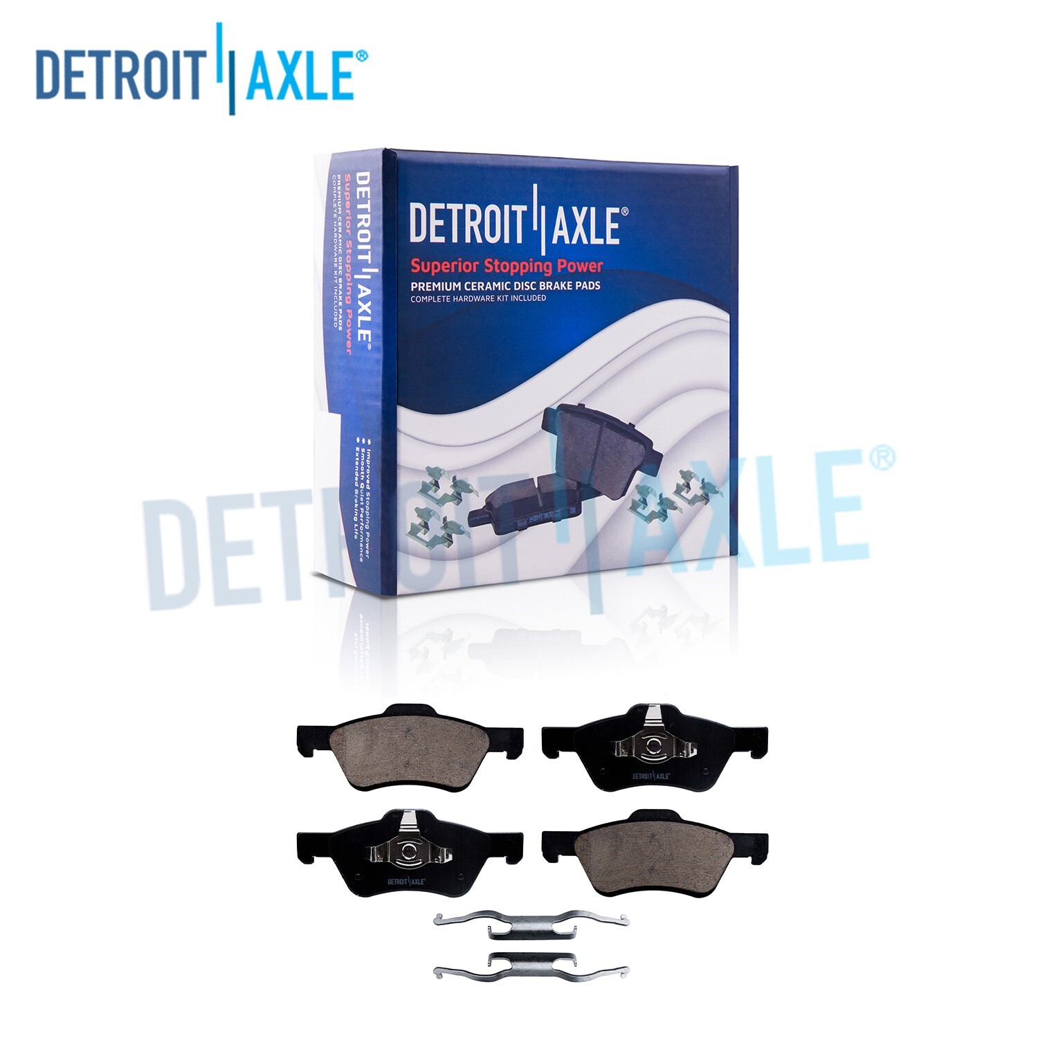 Front Ceramic Brake Pads for 2005-2012 Ford Escape Mazda Tribute Mercury Mariner